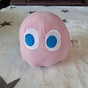 2011 Pink Pacman Plush Pinky Namco/ Toy Factory 6" Ghost Doll Stuffed Animal